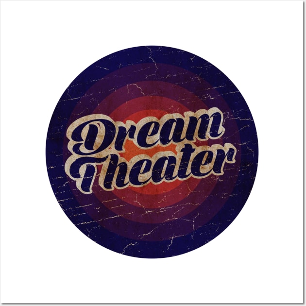 Dream Theater - VINTAGE BLURN CIRCLE Wall Art by GLOBALARTWORD